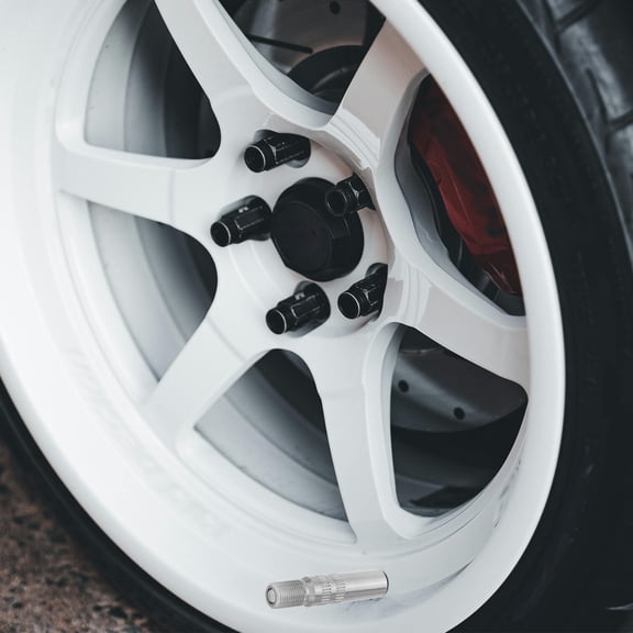 SWETRACE 1Pcs Copper Chrome Plating Valve Cap Stem Extension for Inflation Convenience 3.9In