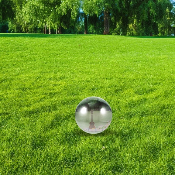 SWETRACE 1Pcs Garden Reflection Ball for Outdoor Decor 9.8Inch