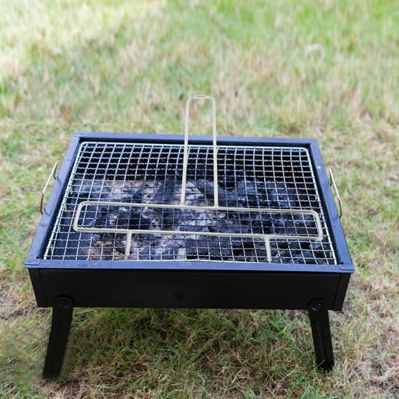 SWETRACE 1Pcs Grilling Experience Roasting Rack Silver Stainless Steel Lantern Shaped For Chicken And Lamb