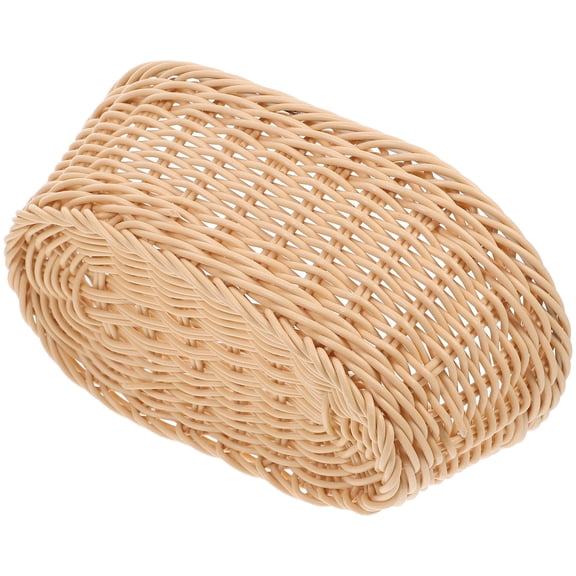 SWETRACE 1Pcs Imitation Rattan Fruit Picking Basket with Home Use for Picnic and Photography Props