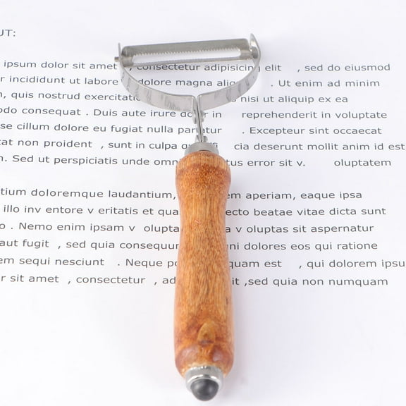 SWETRACE 1Pcs Kitchen Tools Stainless Steel with Wood and PP for Vegetable and Fruit Preparation