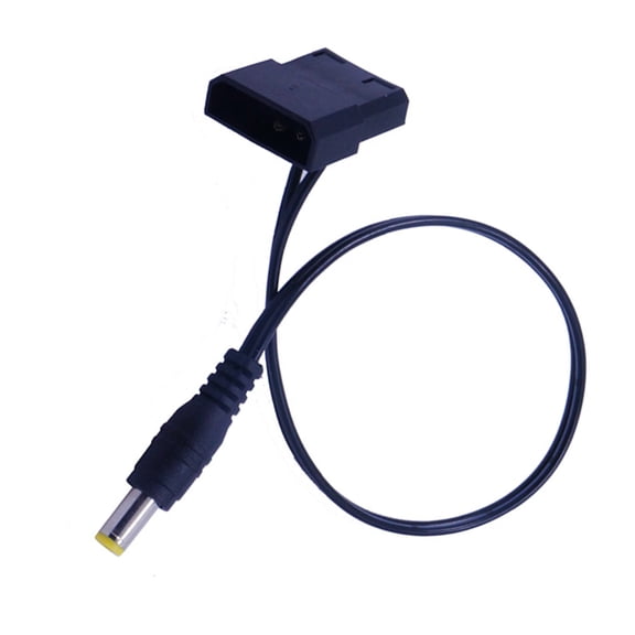 SWETRACE 1Pcs LED Extension Cable for Computer Power Supply Cable Black with Connector Compatibility