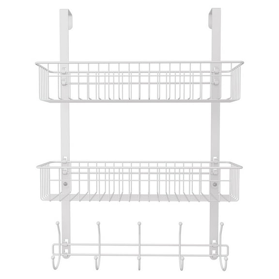 SWETRACE 1Pcs Over The Door Organizer Steel 60X42cm Hooks Design Hanging Clothes