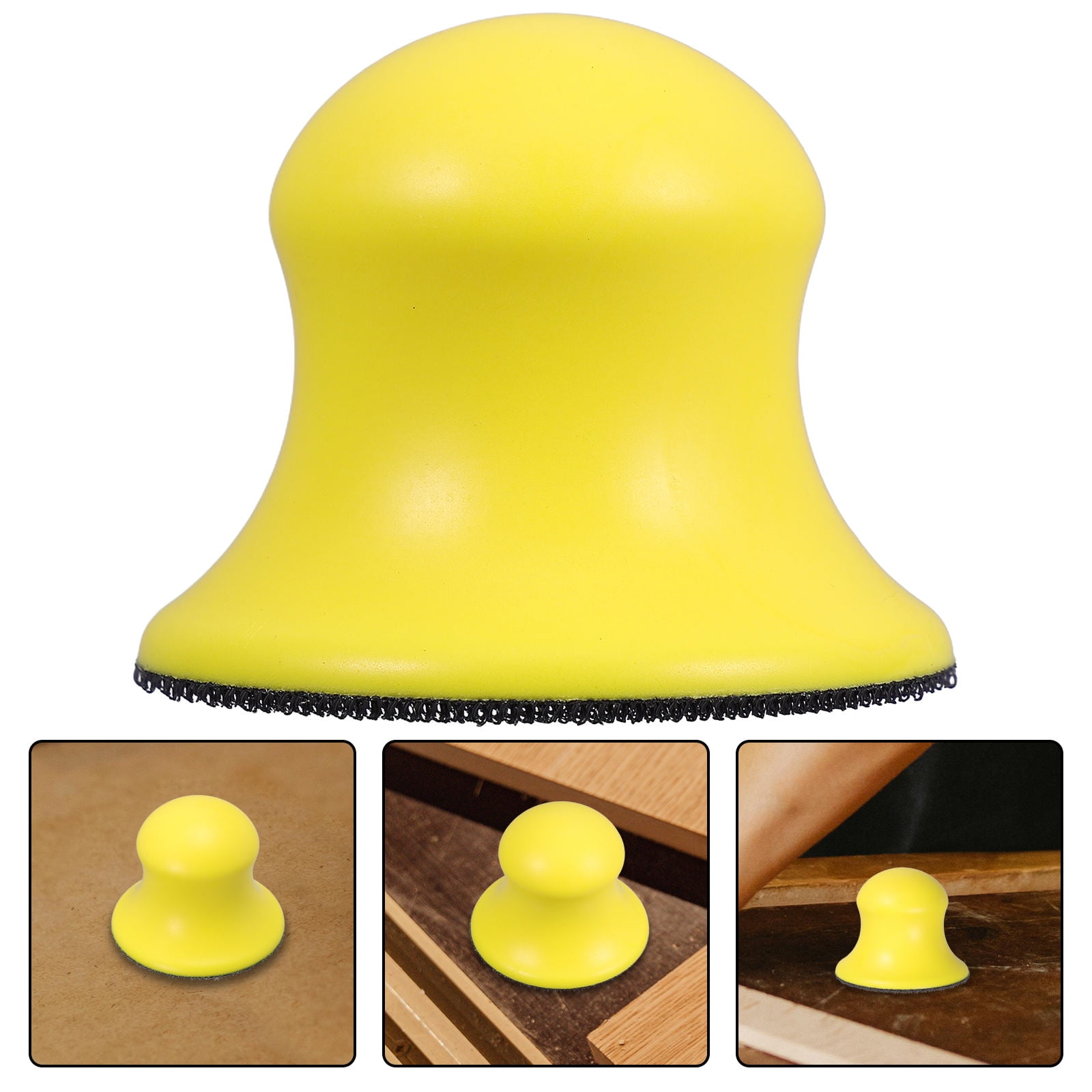 SWETRACE 1 Piece Round Handheld Sanding Block for Projects, 2.95 Inch ...