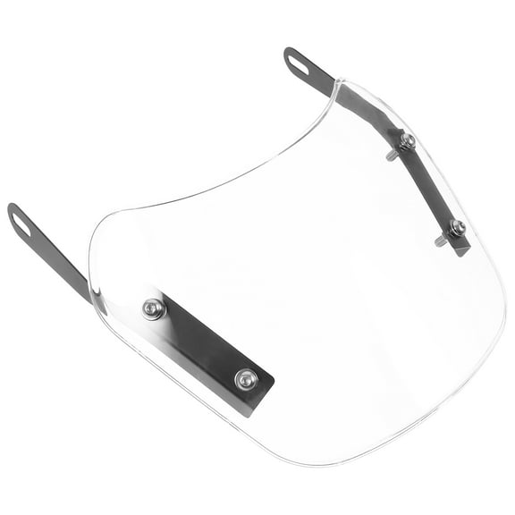 SWETRACE 1Pcs Scooter Windshield Universal Transparent Rectangular Abs For Outdoor Riding 10.2*8.9*0.4In