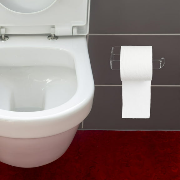 SWETRACE 1Pcs Sleek Style Acrylic Paper Towel Holder for Bathroom and Kitchen Towel Organizer