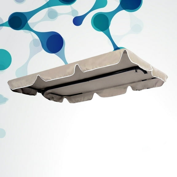 SWETRACE 1Pcs Swing Awning Replacement Canopy for Patio Swing Sunshade 75x52x6 in