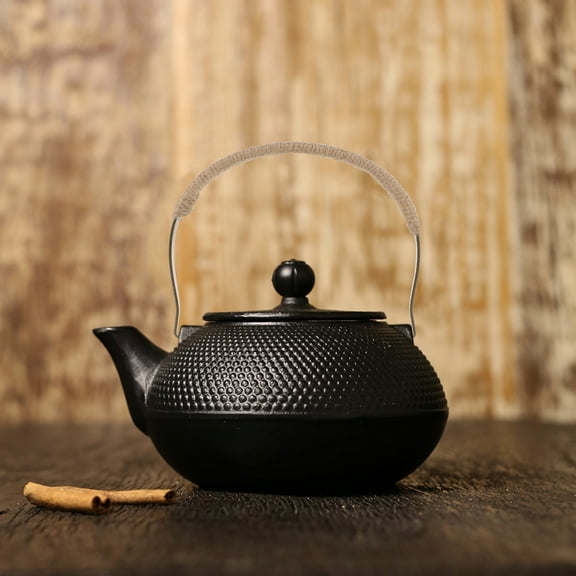 SWETRACE Teapot Handle Replacement in Khaki 13x11.5cm with Stainless Steel and Rope for Easy Grip