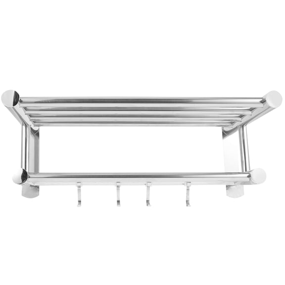SWETRACE 1Pcs Towel Rack Stainless Steel Wall Mounted Bathroom Accessories Storage Wire Basket Silver