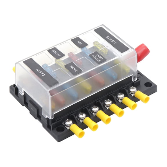 SWETRACE 1Set Abs Aluminum Alloy Box for Car and Electrical Safety Including Led Light Indicators