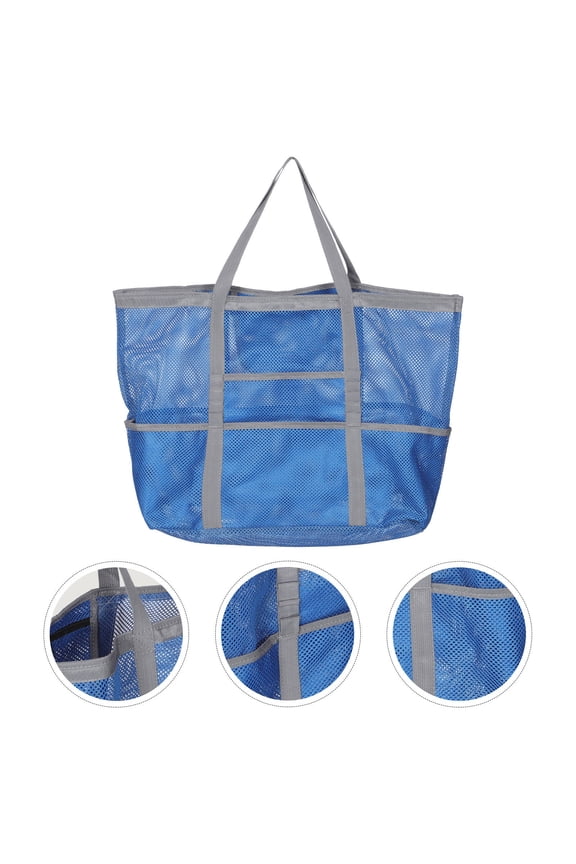 Women's Tote Bag Mesh Bag Beach Bag 1Set