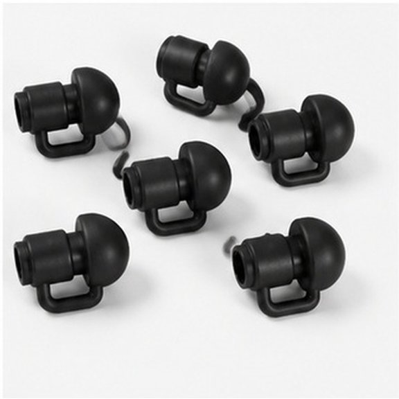 SWETRACE Black PP Trampoline Pole Caps for Handrail Safety Design 1Set
