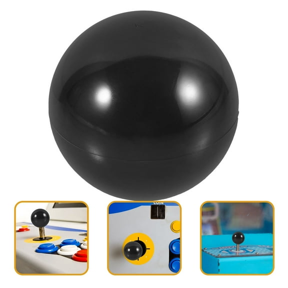 SWETRACE 1Set Gaming Console Joystick Joystick Ball for Gamers Accurate Operation and Vibration Black 1.18X1.18X1.18in