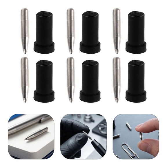 SWETRACE 1Set Gel Pen Tips Fine Point 0.5mm with Protective Caps for Office and Classroom Use