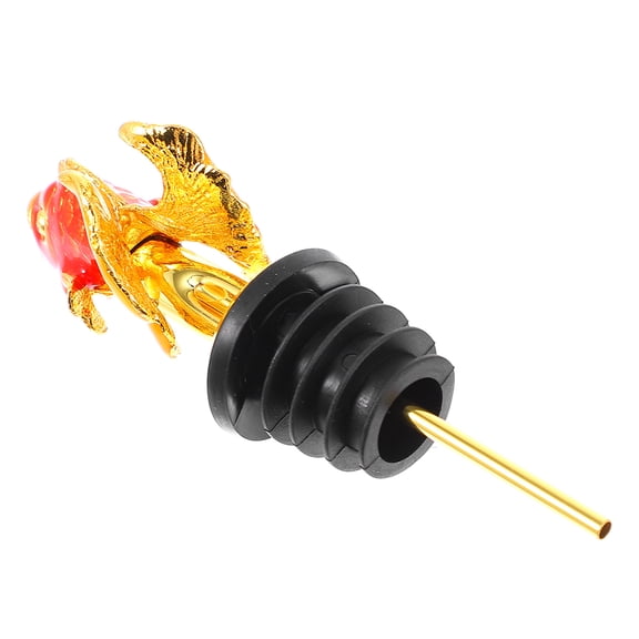 SWETRACE Zinc Alloy Fish Wine Pourer Set - Bar Accessories for Smooth Wine Serving