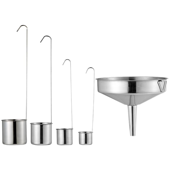 SWETRACE Kitchen Funnel Set with Ladles for Wine and Oil, , 42.5 x 8.7 inches - and Easy to Use