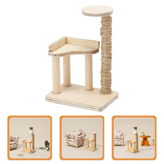 SWETRACE Cat Tree Model Khaki 1Pack 2.75x1.89x1.34in