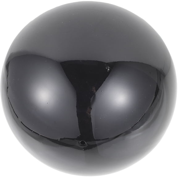 SWETRACE Garden Sphere Decorative Gazing Globe Stainless Steel Black 1Pack 6in Diameter