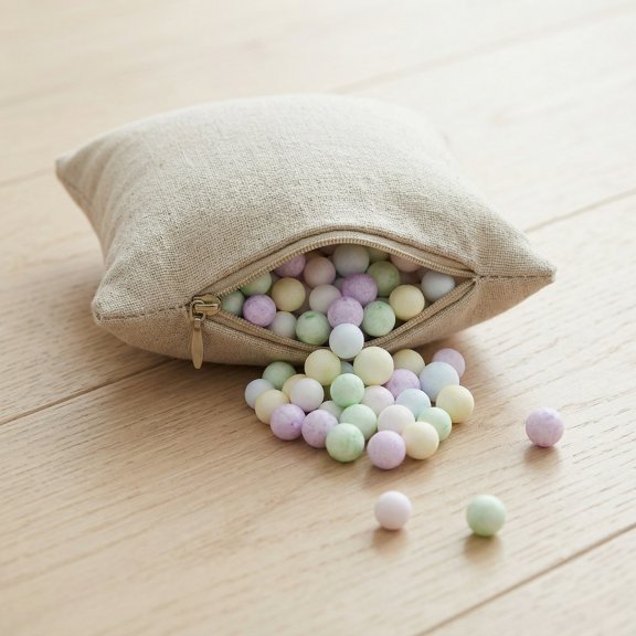 SWETRACE 1Set Sofa Cushion Foam Filling Beads Lightweight Comfortable Bean Bag Chair Refill