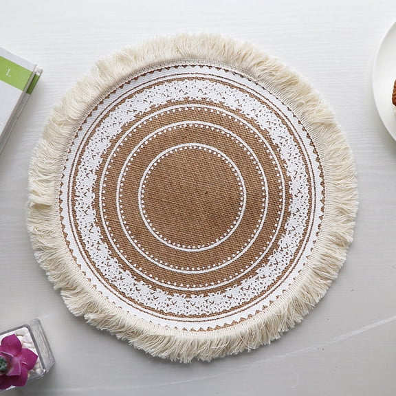 SWETRACE 1Set Table Placemats for Adults Dining Table Accessory 14.93in x 14.93in x 0.12in