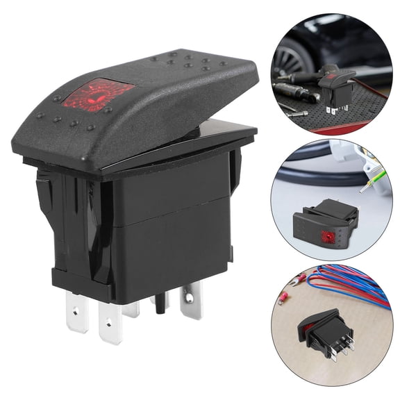SWETRACE 1Set Toggle Switch for Vehicle with LED Indicator Light for Automotive