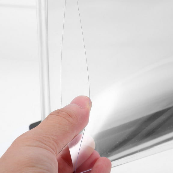 SWETRACE 1Set Transparent Acrylic Menu Holder Stand for Business Owners 8.76X8.06X2.36In