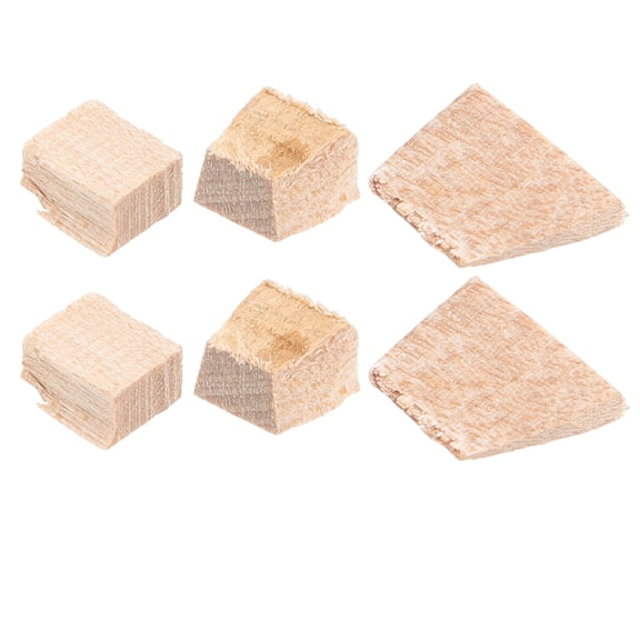 SWETRACE 2 Sets Wood Fiddlestick Replacement Parts Wedges Plugs for Violin Bow Cello Bow 0.51X0.31X0.12in