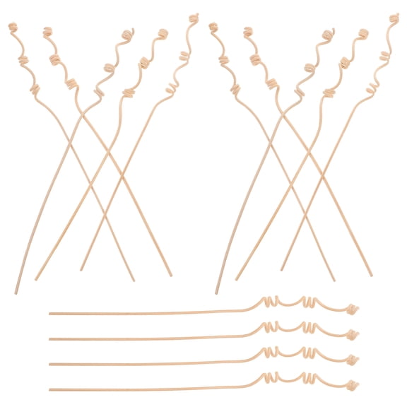 SWETRACE 20 Pcs Rattan Reed Diffuser Sticks, Multi Spiral Replacement Reeds for Home Scent Bottles