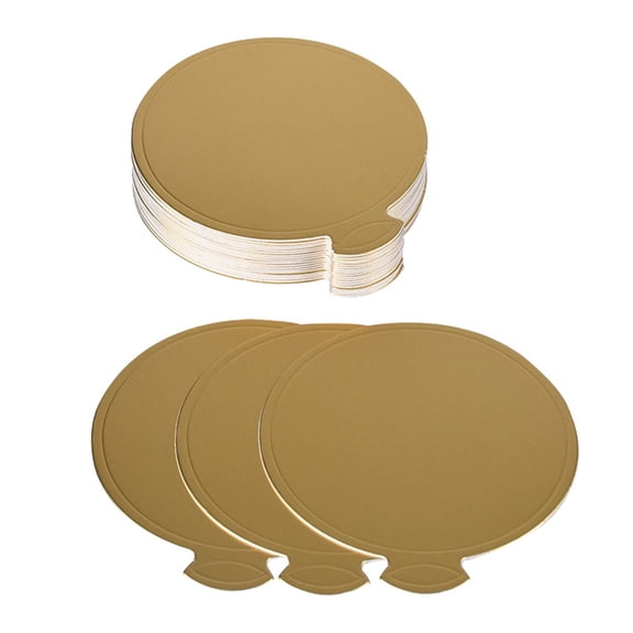 SWETRACE Sturdy Cake Paper Pad Golden for Beautiful Cake Display 200Pcs