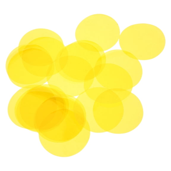 SWETRACE 20Pcs Adhesive Light Diffuser Film Yellow Tint for Even Illumination in Home Lighting