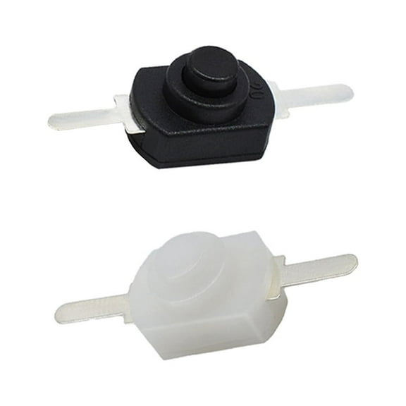 SWETRACE 20Pcs Black Flashlight Button Switch for Medical Equipment Daily Use