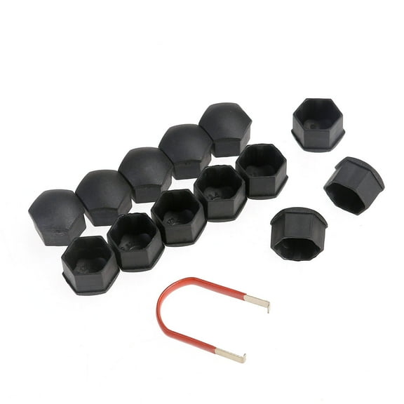 SWETRACE 20Pcs Car Wheel Nut Cover Plastic Round 1Inch Automotive Lug Nut Covers Enhance Car Wheel Appearance