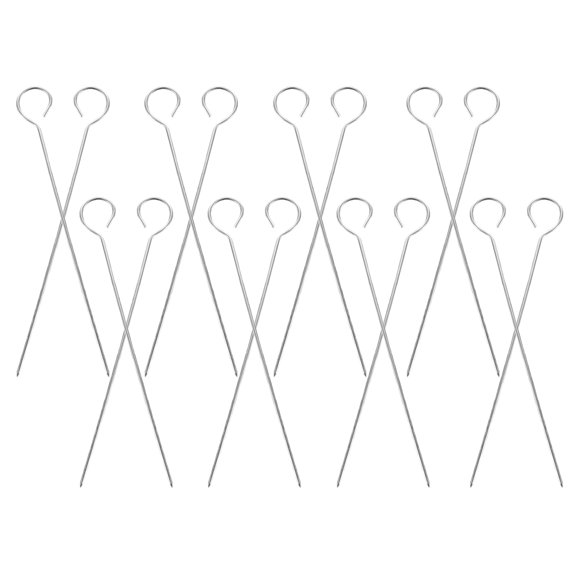 SWETRACE 20Pcs Portable Stainless Steel Wick Setting Tool for Efficient Candle Making Supplies