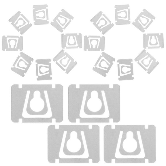 SWETRACE 20pcs Heavy Duty Metal Mirror Hangers for Wall Decor, Picture Frame Mounting Hardware, Secure Frame Hanging Kit