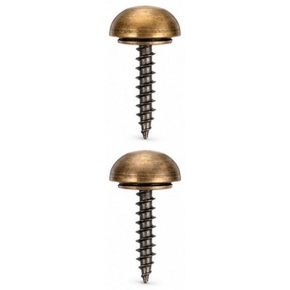 SWETRACE 24 Sets Decorative Self Tapping Screws 0.59 Inch Copper with Covers