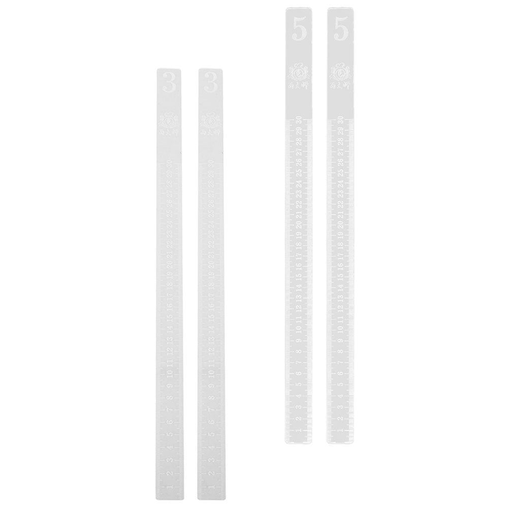 SWETRACE 2Pairs Bakery Rolling Pin Acrylic Dough Rolling Assistance for