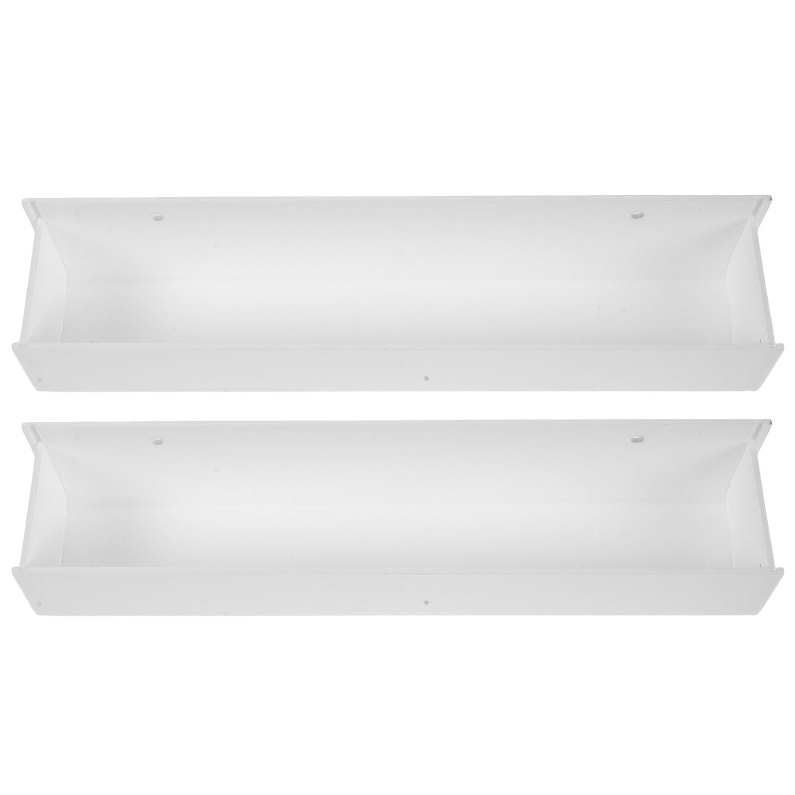 SWETRACE Acrylic Spice Rack, White, Wall Mount, Multi-Use for Home ...
