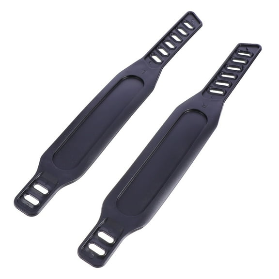 SWETRACE Bike Foot Pedal Straps Black Cycling 2Pcs 12.2 x 1.77 x 0.12In