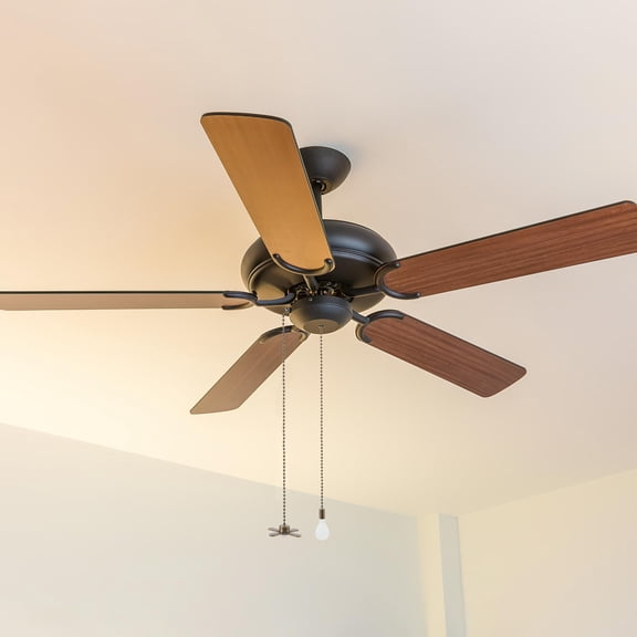 SWETRACE 2Pcs Antique Style Light Brown Metal Pull Chain Extension for Ceiling Fan and Hanging Light