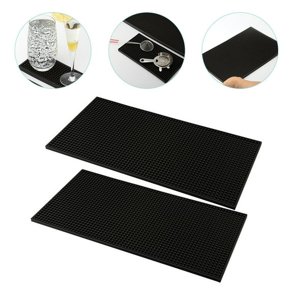 SWETRACE 2Pcs Bar Countertop Spill Mats Kitchen Drying Mats for Countertops Frost Resistance Wear Resistance