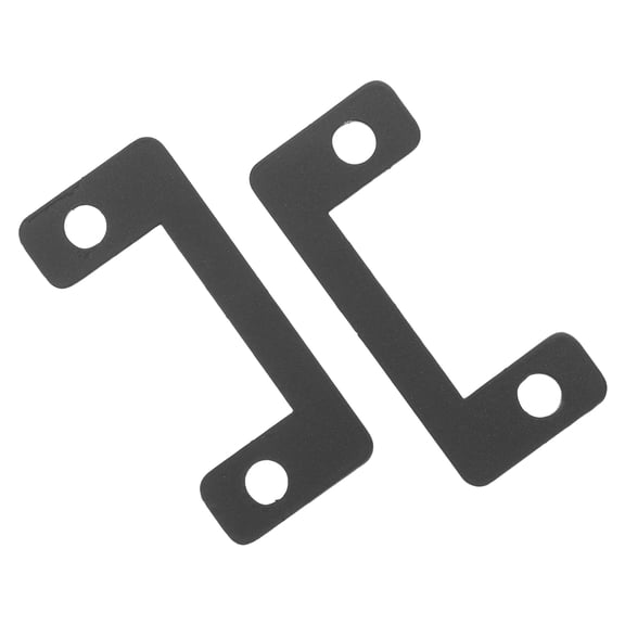 SWETRACE 2Pcs Black Door Latch Plate Designed for Quick Installation and Secure Locking