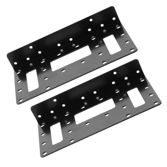 SWETRACE 2Pcs DIY Black Metal Hard Drive Rack for SSD Hdd with Enhanced Cooling and Vibration Stability