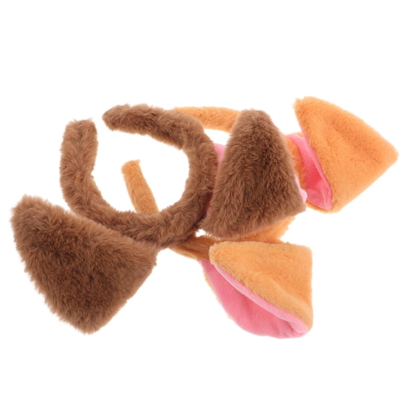 SWETRACE 2Pcs Dog Ears Headband For Parties Assorted Color Pet Accessory Fun