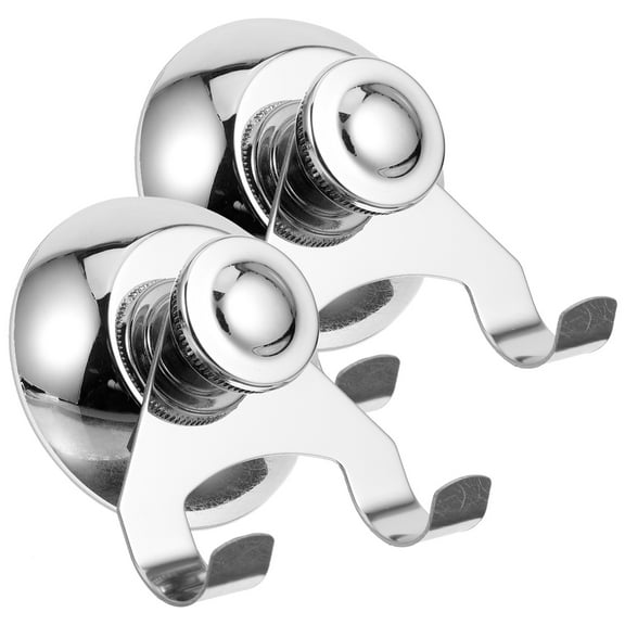 SWETRACE 2Pcs Kitchen Hook Silver 201 Stainless Steel Heavy Duty Support For Homeowners