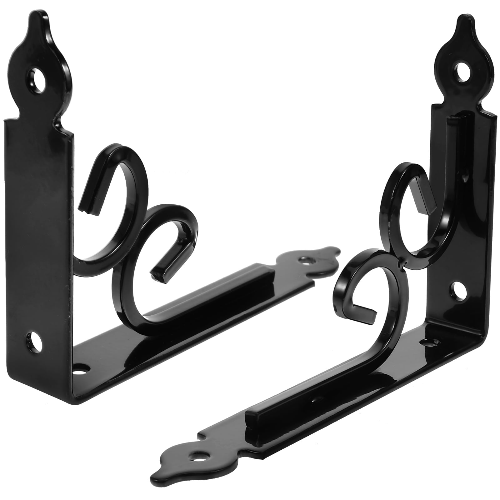 SWETRACE 2Pcs Metal Shelf Brackets for Wall Mounting and Floating ...