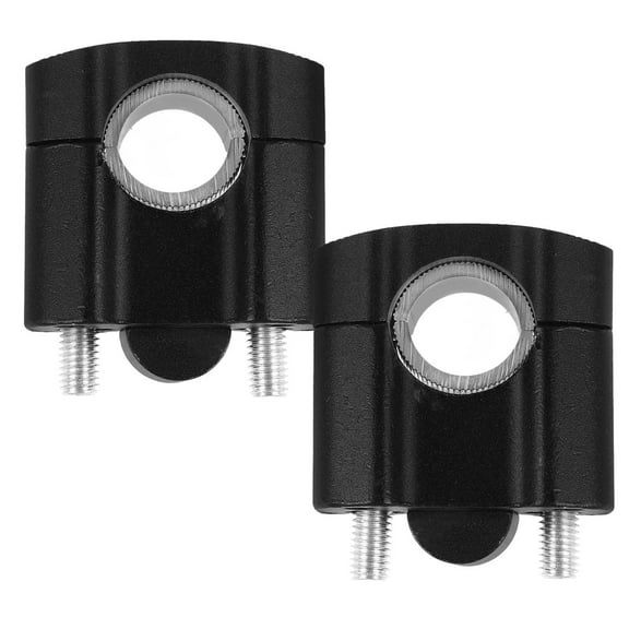 SWETRACE 2Pcs Motorcycle Brackets Handlebar Risers for Off-road Riding Black Aluminum 11.8*7.9*3.9in