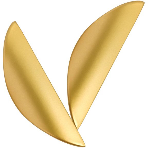 SWETRACE 2-Pack Modern Golden Metal Cabinet Handles for Kitchen Cupboards, Door Pulls Replacement Hardware