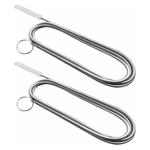 SWETRACE 2-Pack Stainless Steel Refrigerator Drain for Efficient Clog Removal and Maintenance