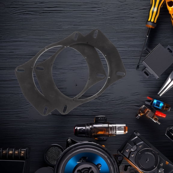 SWETRACE 2Pcs Vehicle Speaker Spacer Ring Plastic Car Speakers Adapter Mounting 8.76X6.37X0.31In