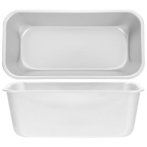 SWETRACE Set of 2 Aluminum Alloy Loaf Pans for Baking Homemade Bread and Buns with Minimalist Design
